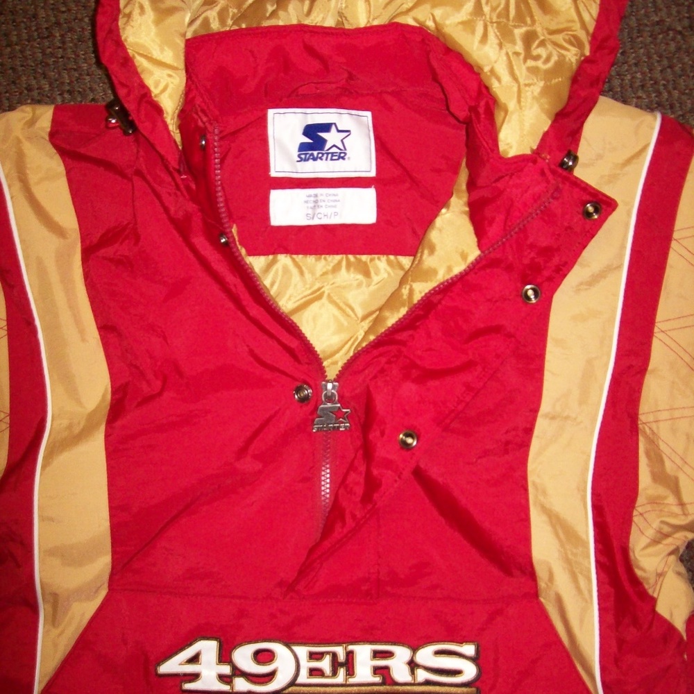 SAN FRANCISCO 49ERS STARTER Pull Over Jacket 3X-6X